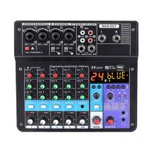 Table De Mixage 6 Canaux Avec Carte Son Intégrée, Effets Dsp, Bluetooth, Usb 2.0 Yonis - Yonis