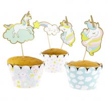 Kit Cupcakes Licorne - Recyclable - Annikids