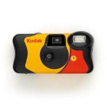 Kodak Funsaver 39 - Appareil Photo Jetable Avec Flash Intégré, 39 Poses, Film Couleur 24mm Iso 800, Idéal Pour Photos Spontanées, Voyages, Mariages Et