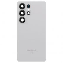 Samsung Vitre Arrière Pour Samsung Galaxy S25 Ultra Original Service Pack Argent