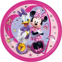 8 Assiettes Minnie Junior - Annikids