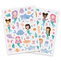 Gommettes Sirènes 0,4 À 7 Cm 178 Pièces - Megacrea DIY