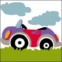 Kit Canevas Soudan Voiture 25x25cm - LUC