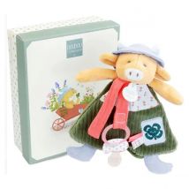 Aneth La Vache - Doudou Attache-sucette - Doudou et Compagnie