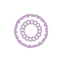 Dovecraft - Matrice Découpe (die) Dovecraft Cercles Fantaisie 2 Pièces - Docrafts