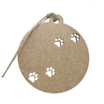 Boule De Noël Chien Personnalisable Bois - Vintiun