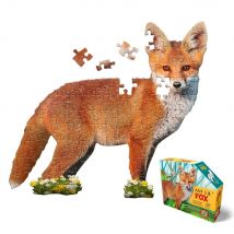 I Am Lil' Puzzle Jr.: Renard 76.20x68.58cm, 100pcs, En Boîte 25.40x30.48x7.62cm, Madd Capp Puzzle, 5+