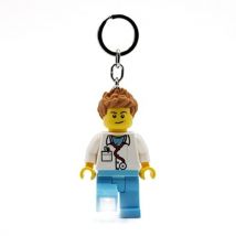 Porte-clés Lumineux Lego Iconic Doctor - Figurine De 76 Mm De Hauteur