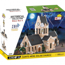 2255 Pcs Hc Wwii /2299/ Church Sainte-mère-eglise - Cobi