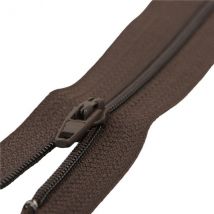 Fermeture Fine Polyester N°2 Couleur Marron - Mediac