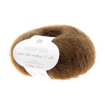 Fil À Tricoter Essentials Super Kid Mohair Loves Silk: Luxe, Douceur Et Créativité - 25gr - Rico Design 49 Vert Olive