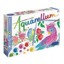 Aquarellum Junior Perroquets - Sentosphere - 654 - Loisirs Creatifs - Sentosphère