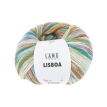 Pelote De Coton À Tricoter Lisboa - 100gr – Lang Yarns - 100% Coton, Légèreté Et Éclat Inspirés Du Portugal 03 Multicolore