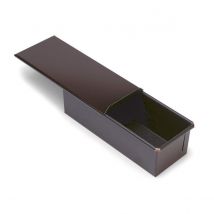 Moule À Pain De Mie Avec Couvercle - Antiadhérent - 250 X 93 Mm Dim Ext / 245 X 84 Mm Dim Int H76 Mm - Gobel