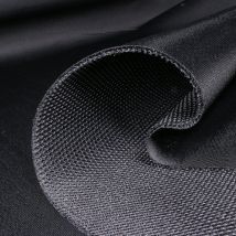 Tissu Résille Matelassé Mesh 3d Noir - Au Mètre - Craftine