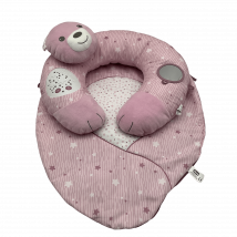 Coussin Mon Premier Nid Rose
