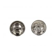 Lot De 3 Boutons Métal Ancre Argent - My mercerie
