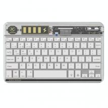 Clavier Pour Tablette Bluetooth 10 Pouces Silencieux Avec Lumière Rose Blanc Yonis - Yonis