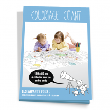 Coloriage Géant Pour Enfants Les Savants Fous 80 X120 Cm - La Maison Du Calendrier