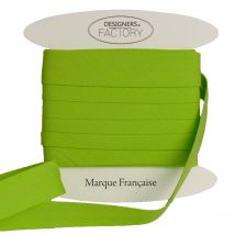Biais Coton Vert Pomme 18mm Par 10 Mètres – Designers-factory - Designers-factory