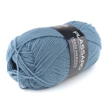 Laine Pull Tradi-merino Plassard 22 Bleu