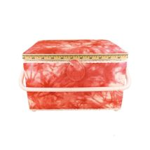 Boîte À Couture 21x28,5x19,5cm Tie&die Orange Coral - MyMercerie