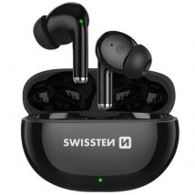 Écouteurs Sans Fil Avec Micro Bouton Tactile Autonomie 15h Protune Swissten Noir