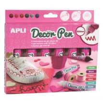 Decor Pen Paillettes 6 U. - Apli