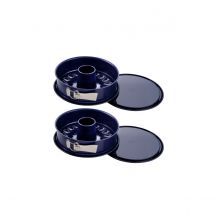 Lot De 2 Moules À Manqué À Charnière Avec Fond À Savarin 26 Cm Dr Oetker Back Liebe - Dr. Oetker