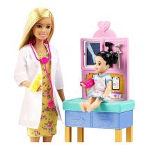 Coffret Poupée Barbie Docteur Pédiatrie - Barbie