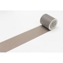 Masking Tape Mt Casa Rayé Border Deep Brown - MT Masking Tape