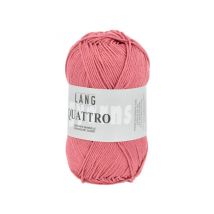 Fil À Tricoter 100% Coton Quattro - Lang Yarns 28 Rose