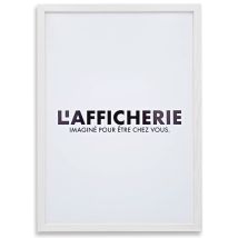 Cadre Bois Blanc | A3 : 29,7x42cm - L'afficherie