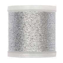 Fil À Broder Métallisé N° 40 - 200m - Rico Design Argent Gris