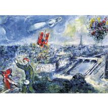 Puzzle 1000 Pièces - Chagall Marc - Le Bouquet De Paris - Eurographics