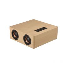 Enceinte Bluetooth Bois Puissante Autonomie Élevée Son Parfait Jaune Yonis - Yonis