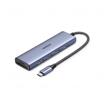 Ugreen Revodok 6-in-1 - Station D'Accueil - Pour Tablette, Smartphone, Ordinateur De Bureau, Ordinateur Portable - Usb-c - Hdmi