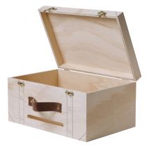 Valisette En Bois 30 X 20 X 15 Cm