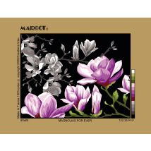 Canevas Pénélope Antique Magnolia For Ever 50x65cm - Margot