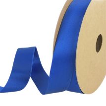 Bobine 25m Satin Polyester Recyclé Bleu Roy - MyMercerie