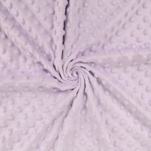 Tissu Minky À Pois, Haute Qualité, Parme - Au Mètre, Par 50 Cm - Laize : 150 Cm - Craft Loom