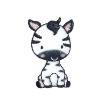 Ecusson Petits Animaux Zèbre 2,7cm X 4cm - MyMercerie
