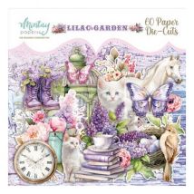 Die Cuts Éléments Décoratifs 60 Pièces Mintay By Karola Lilas Garden Scrapbooking