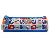 Trousse Scolaire Ronde Phileas Bleue Skate - Bagtrotter - Bagtrotter