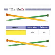 Aiguilles À Tricoter Spectra Trendz N°6 À 8 - Knitpro 6 Jaune