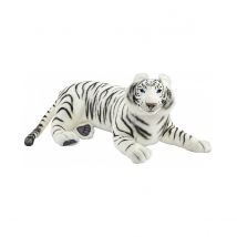 Hansa Peluche Géante Tigre Blanc Couche 100cml - Hansa Peluches Géantes