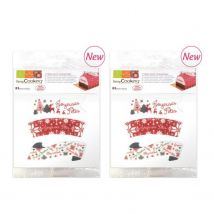 Décorations Azyme Joyeuses Fêtes - Scrapcooking