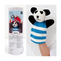 Kit Marionnette Panda Paul Crochet - Rico Design Multicolore