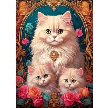 Puzzle 300 Pièces - Trio De Chats - Bluebird Puzzle