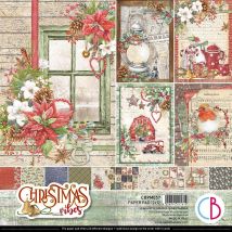 13 Papiers Scrapbooking Carterie 30 X 30 Cm Ciao Bella Christmas Vibes - CIAO BELLA